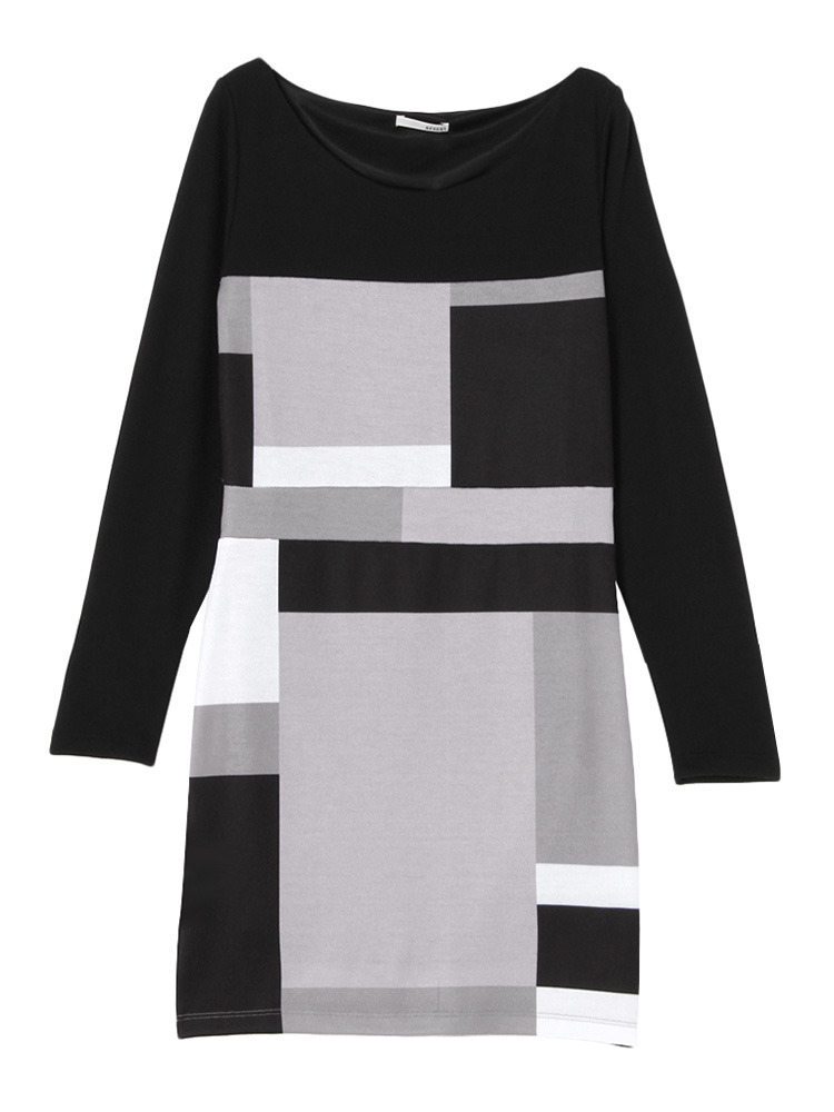 RESEXXY ランダムブロックタイトワンピース