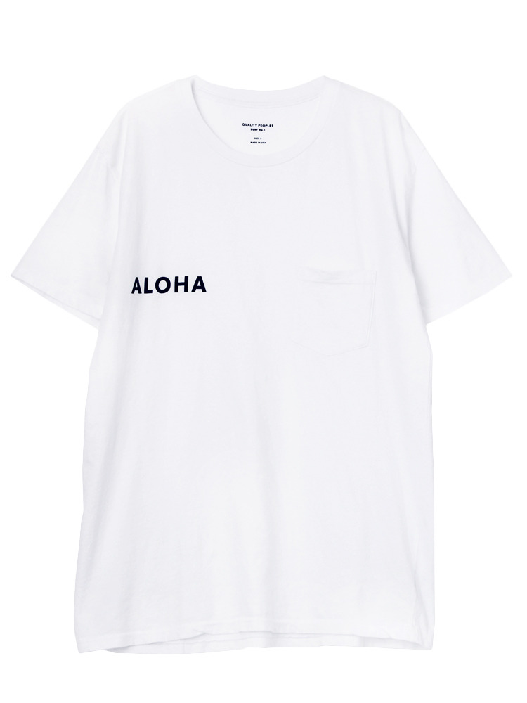 【QUALITY PEOPLES】ALOHA TEE