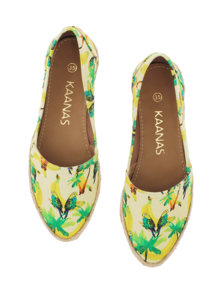 【KAANAS】BANANA POINTED ESPADRILLE