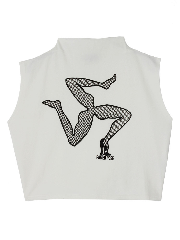 SWIMMER'S LEG SHORT TOPS