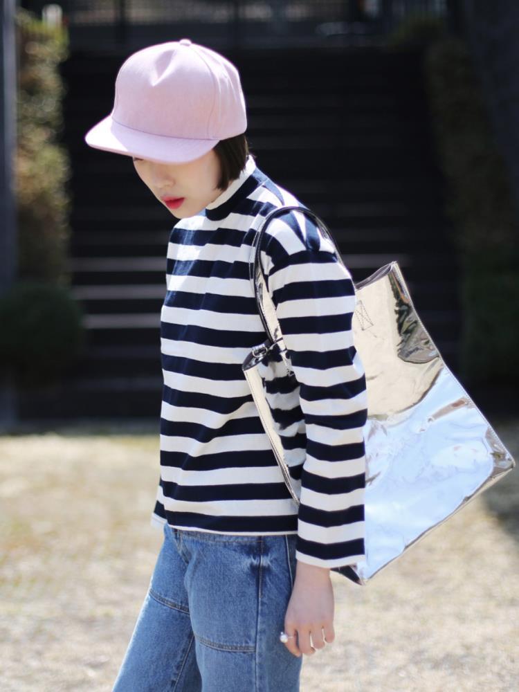 メタリックトートバッグ