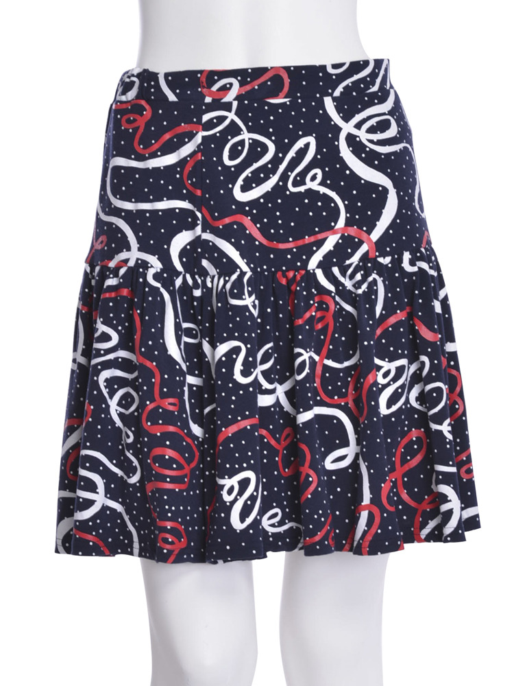 merry jenny【casual】アートプリントフレアスカート