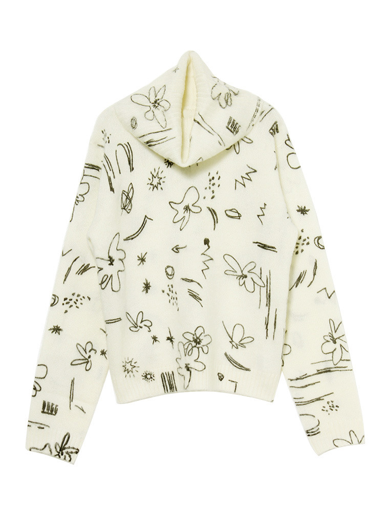 merry jenny 【PiNuP小松菜奈さん着用】SketchタートルニットTOPS