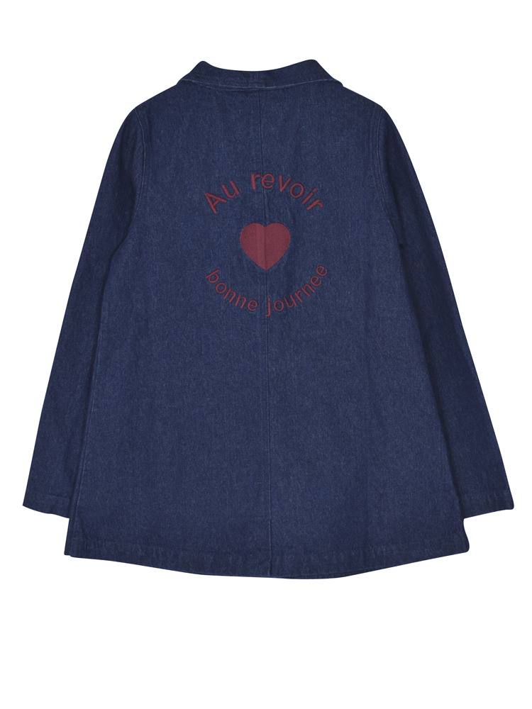 merry jenny デニムロゴジャケット