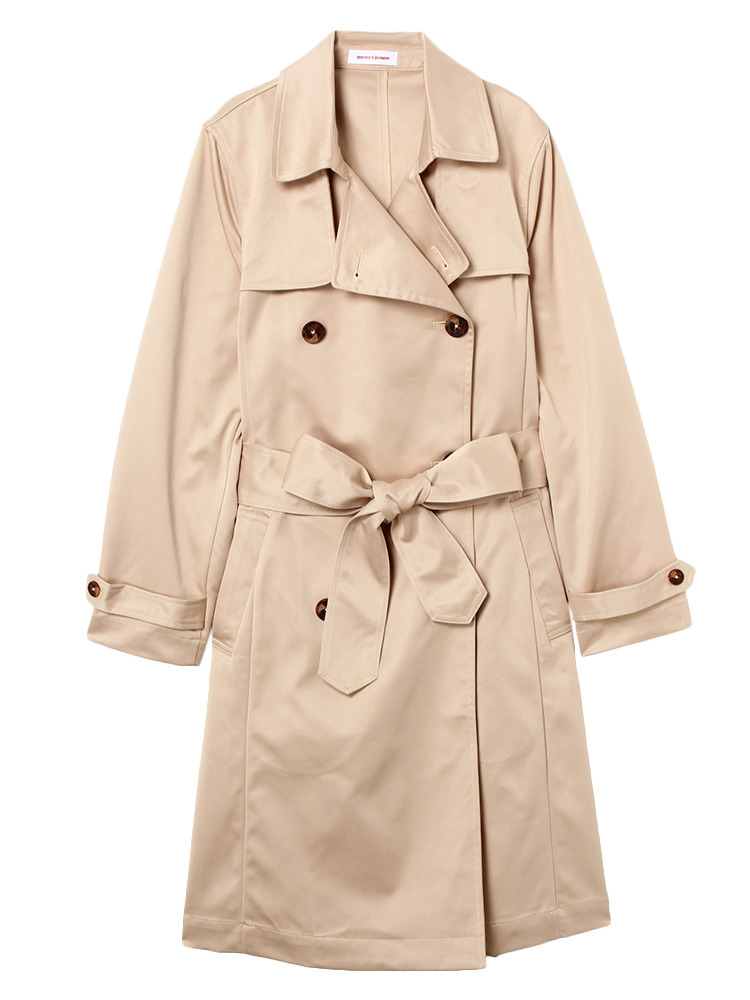 merry jennyロングプリーツトレンチ