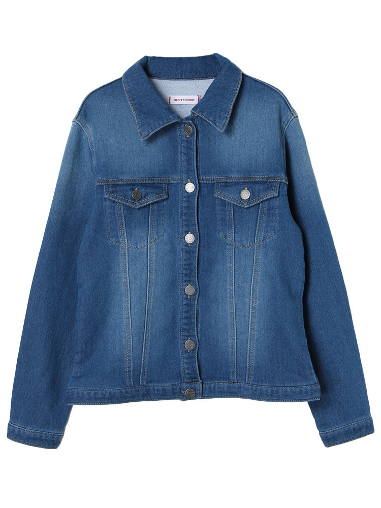 merry jenny カットデニム刺繍Gジャン