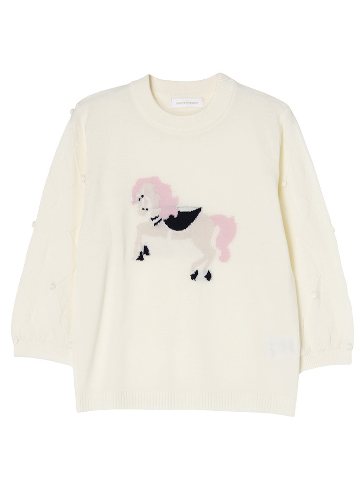 merry jenny H/Gメリーゴーラウンドハイネックニット