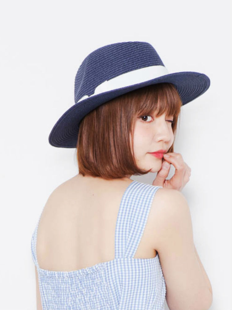 リボンストローHAT