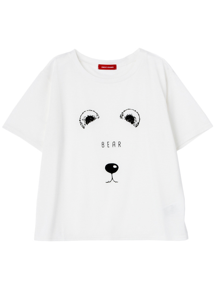 merry jenny BearロゴTシャツ