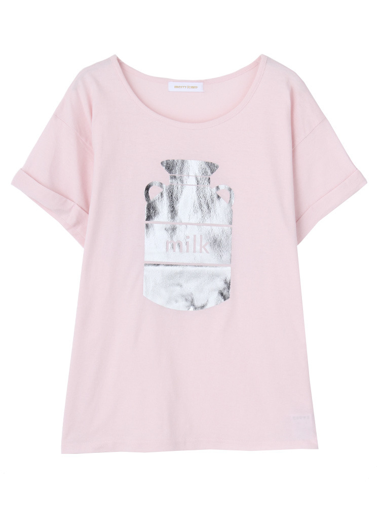 merry jenny MILK箔Tシャツ