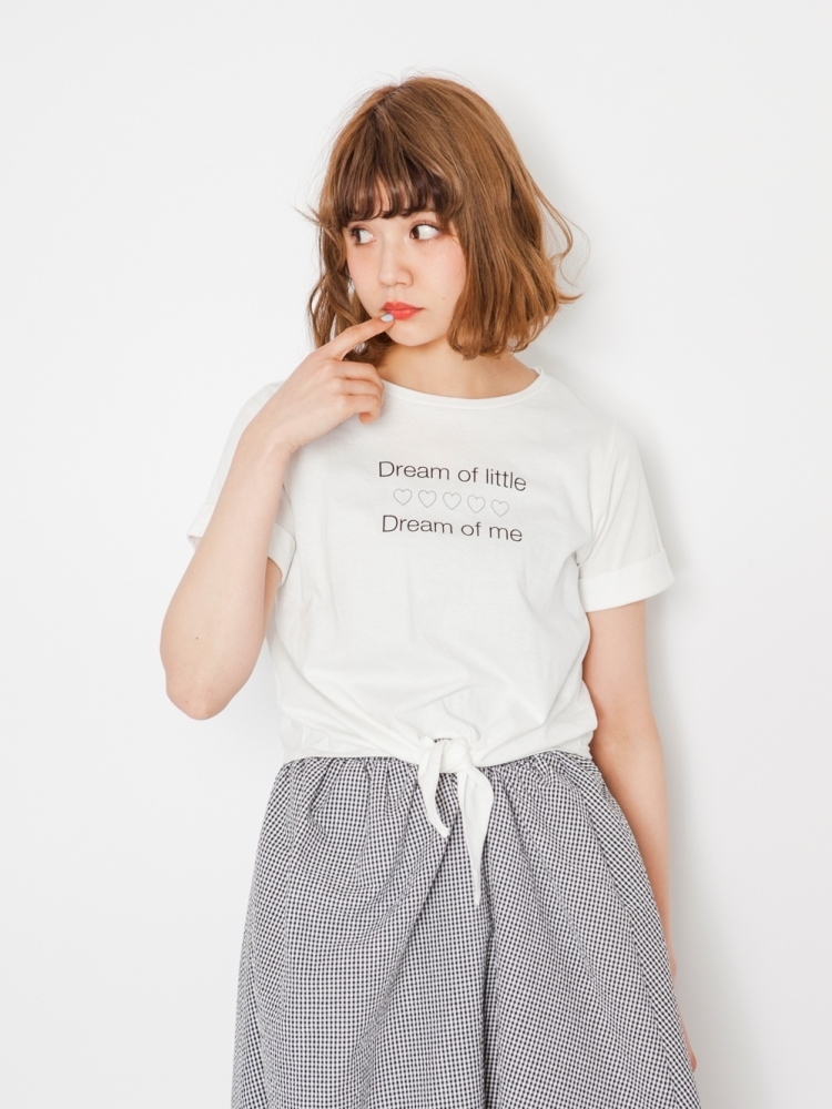 Dream of前結びTシャツ