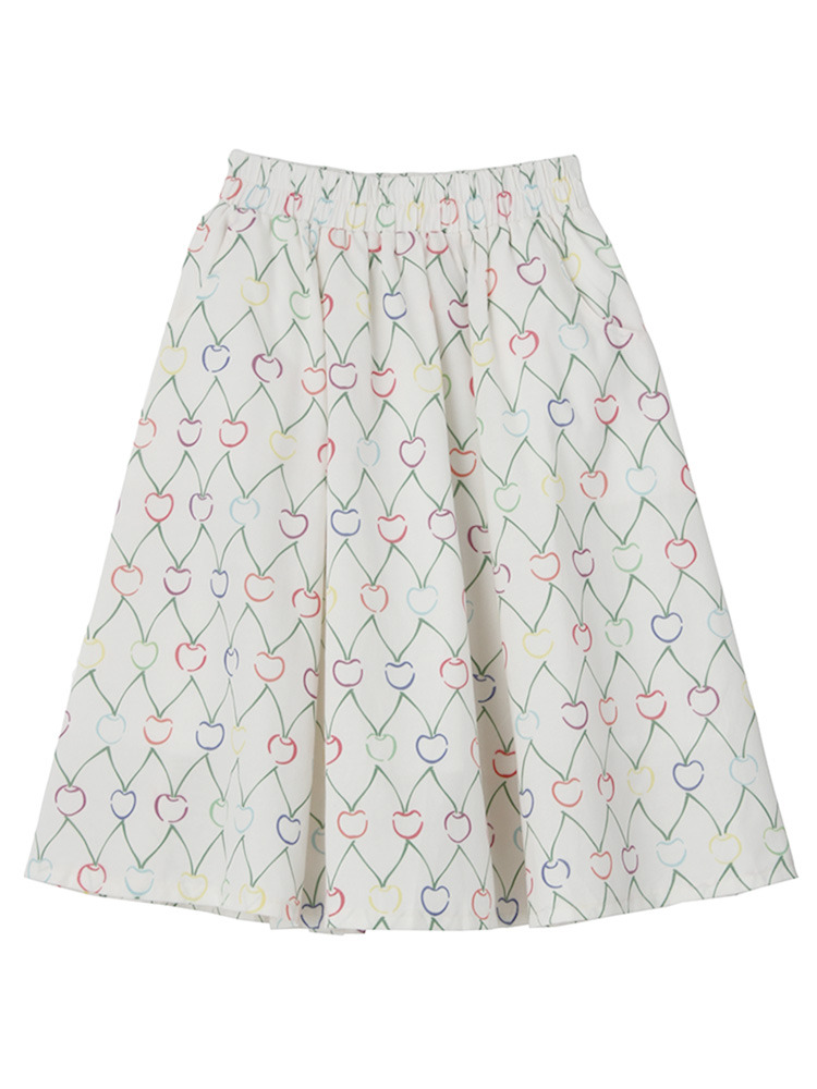 merry jenny【ar コラボ】チェリーM丈スカート