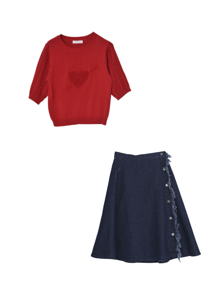 merry jennyループキューピッドニットセット