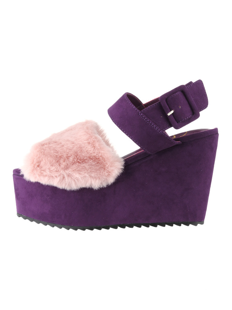 merry jenny Fur厚底サンダル