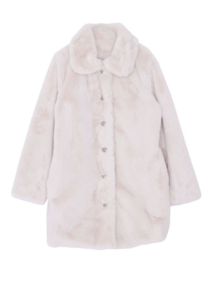 merry jenny ステンカラーファーコート