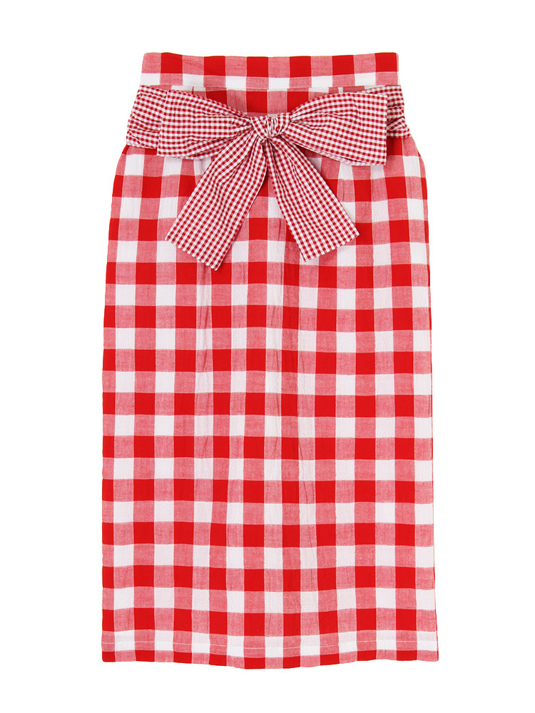 ギンガムいっぱいスカート