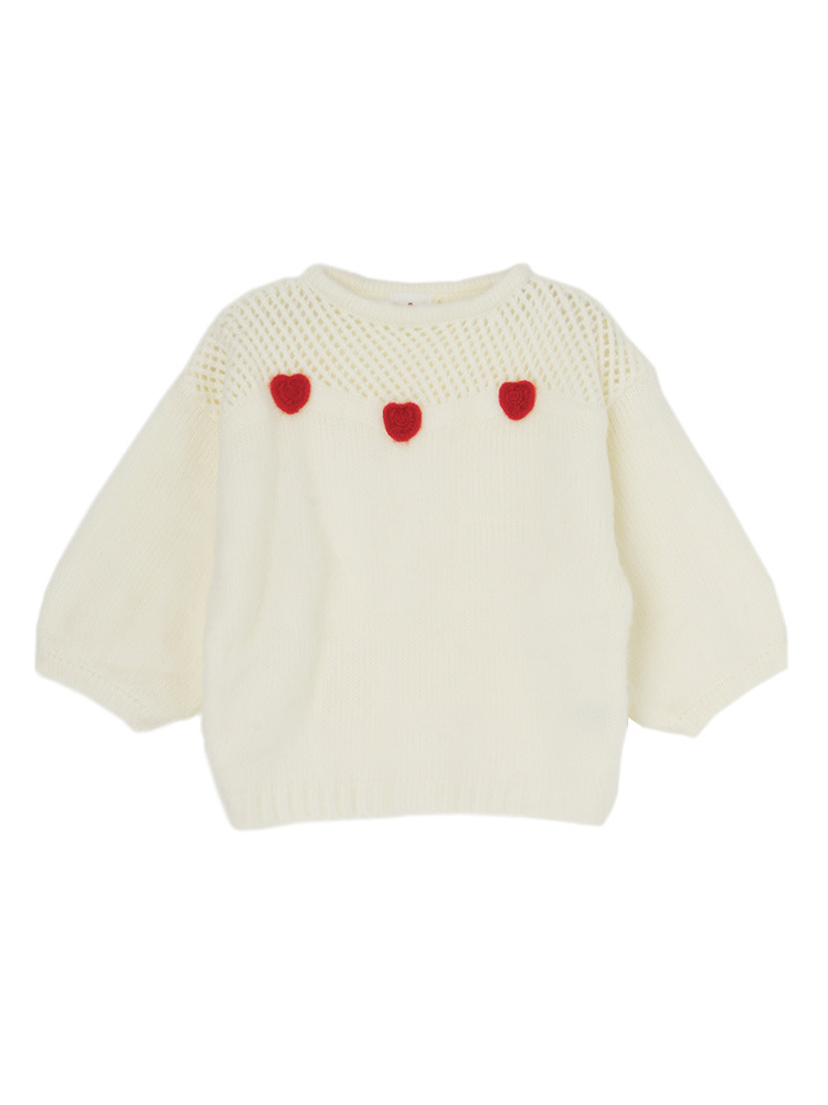 merry jenny ハートもふもふニット