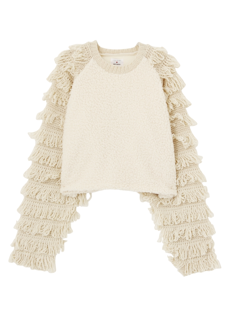 merry jenny【村田倫子】ボアとループニット