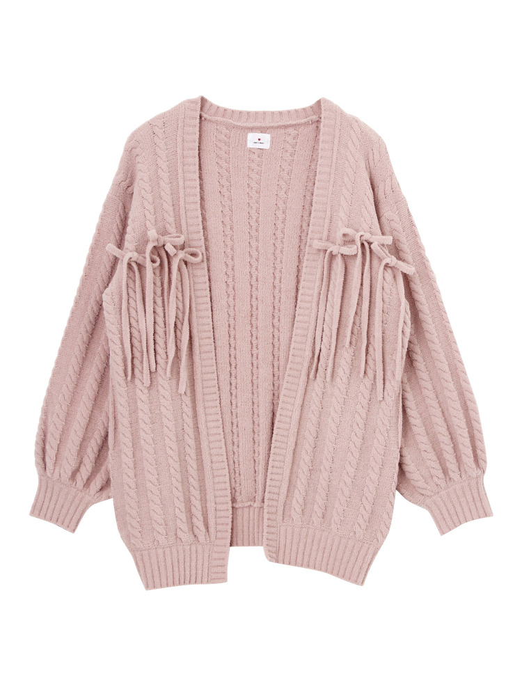 merry jenny リボンケーブルガウン