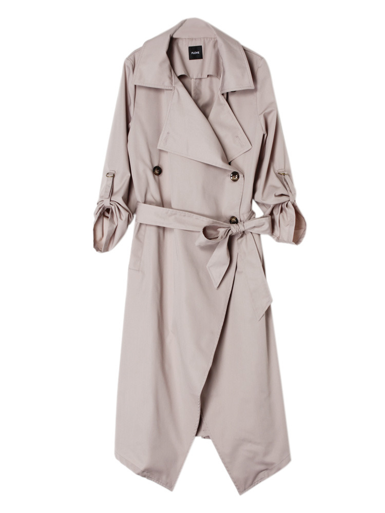 FLOVE【LAZY】アシメミディートレンチ