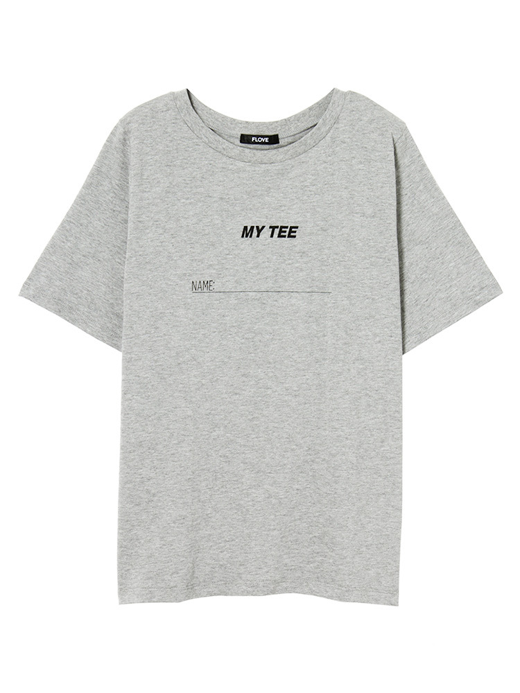 MEN'S　NAMEロゴTEE