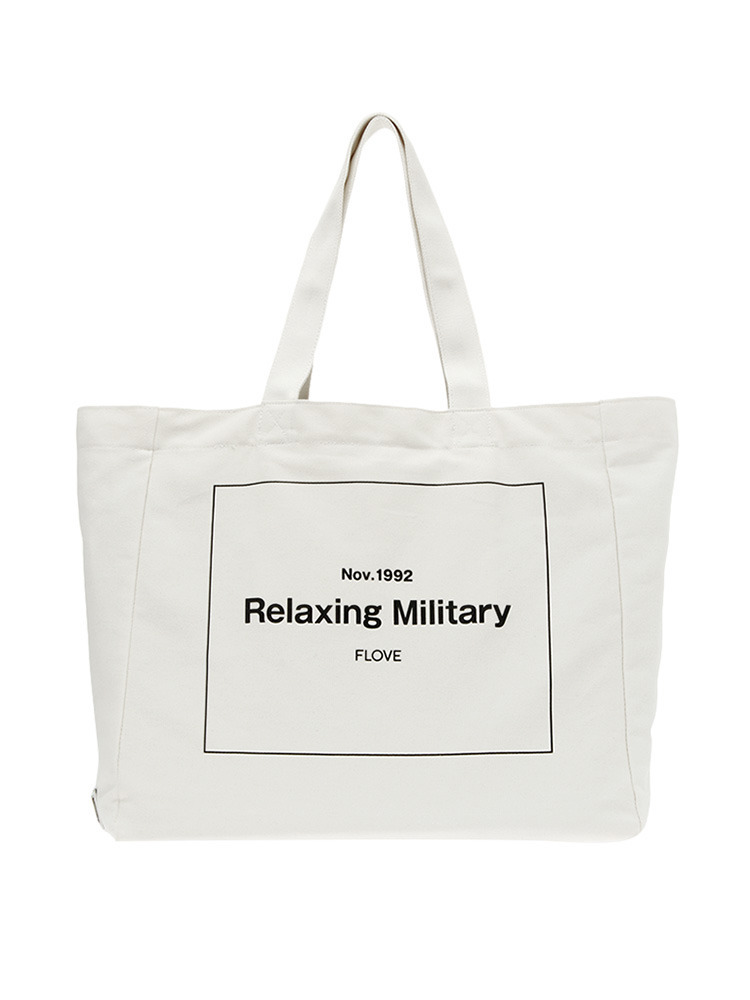 プレート付TOTE BAG