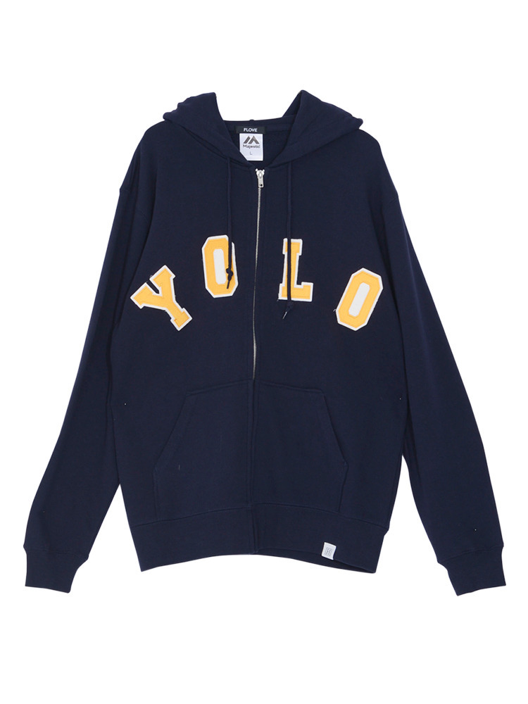 FLOVE×ARATA×Majestic マジェスティック刺繍パーカー