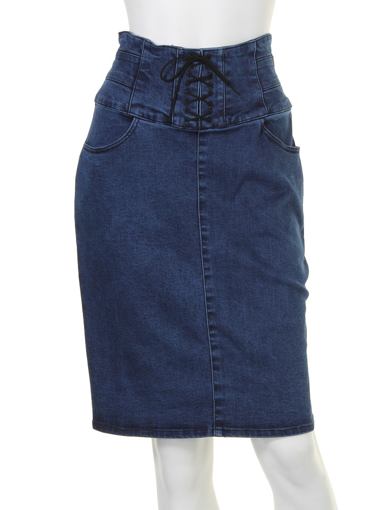 EATME レースアップデニムSK