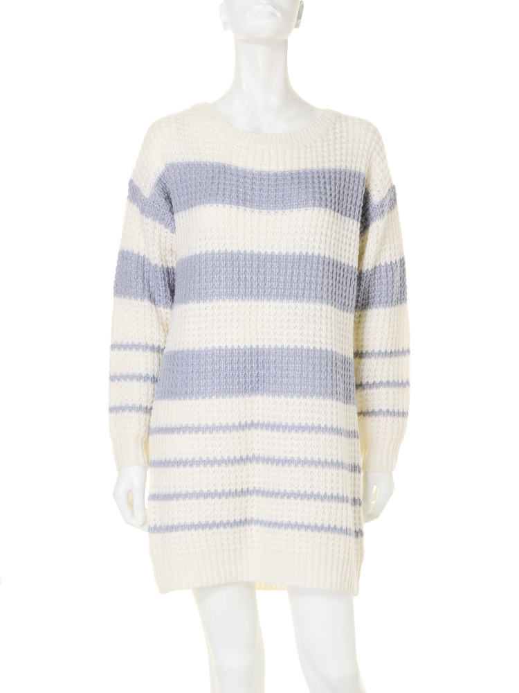 EATME ボーダーニットルーズOP