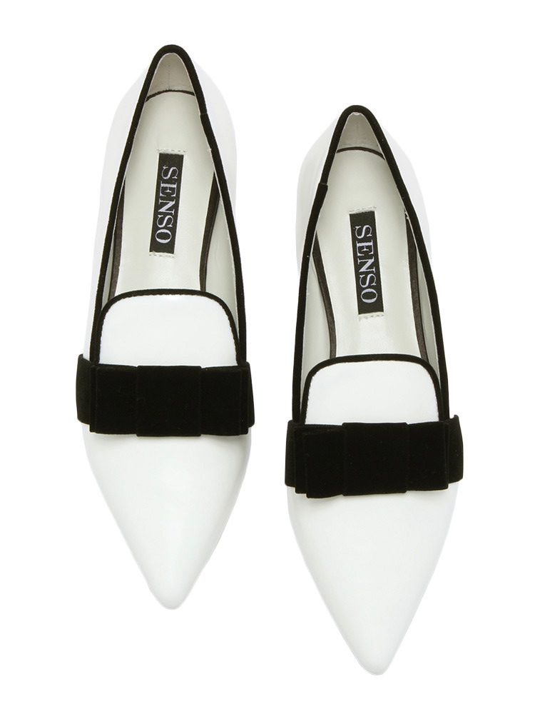 EATME　リボンポインテッド　shineシューズ