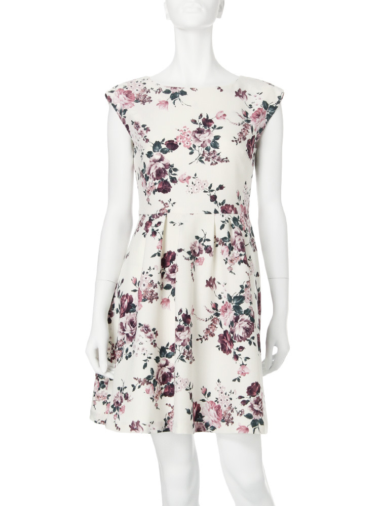 EATME オリジナルパステルローズ柄ワンピース