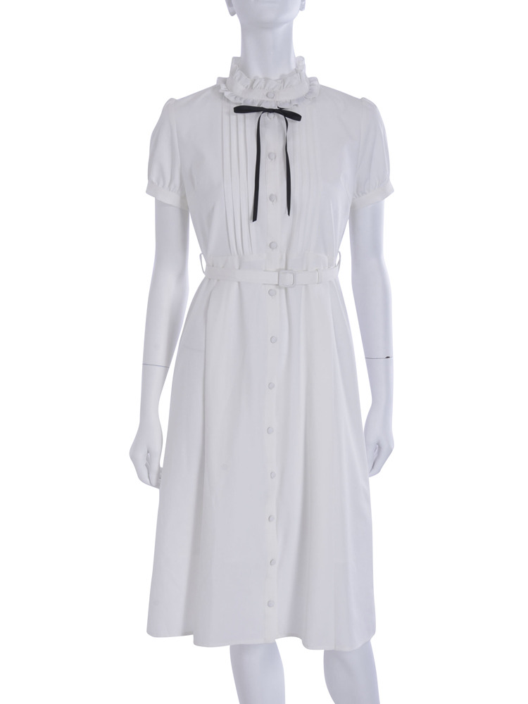 EATMEスタンドカラーシャツワンピース