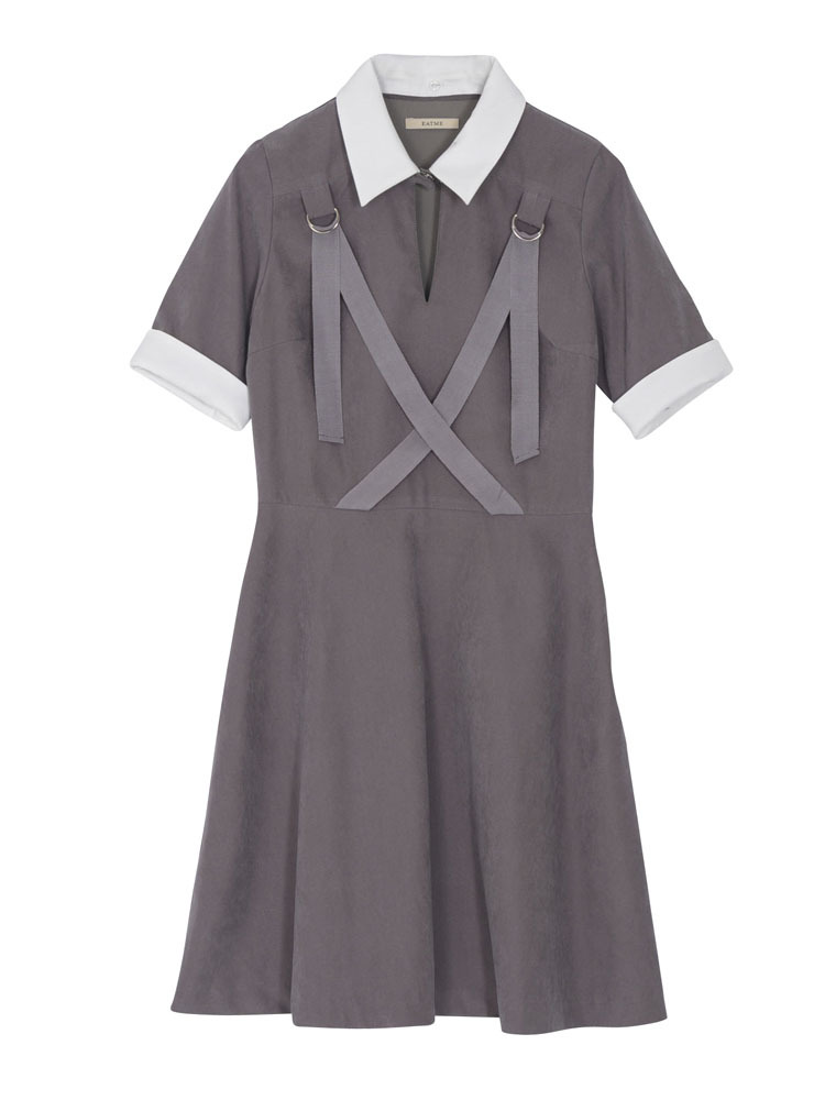 EATME クロスシャツワンピース