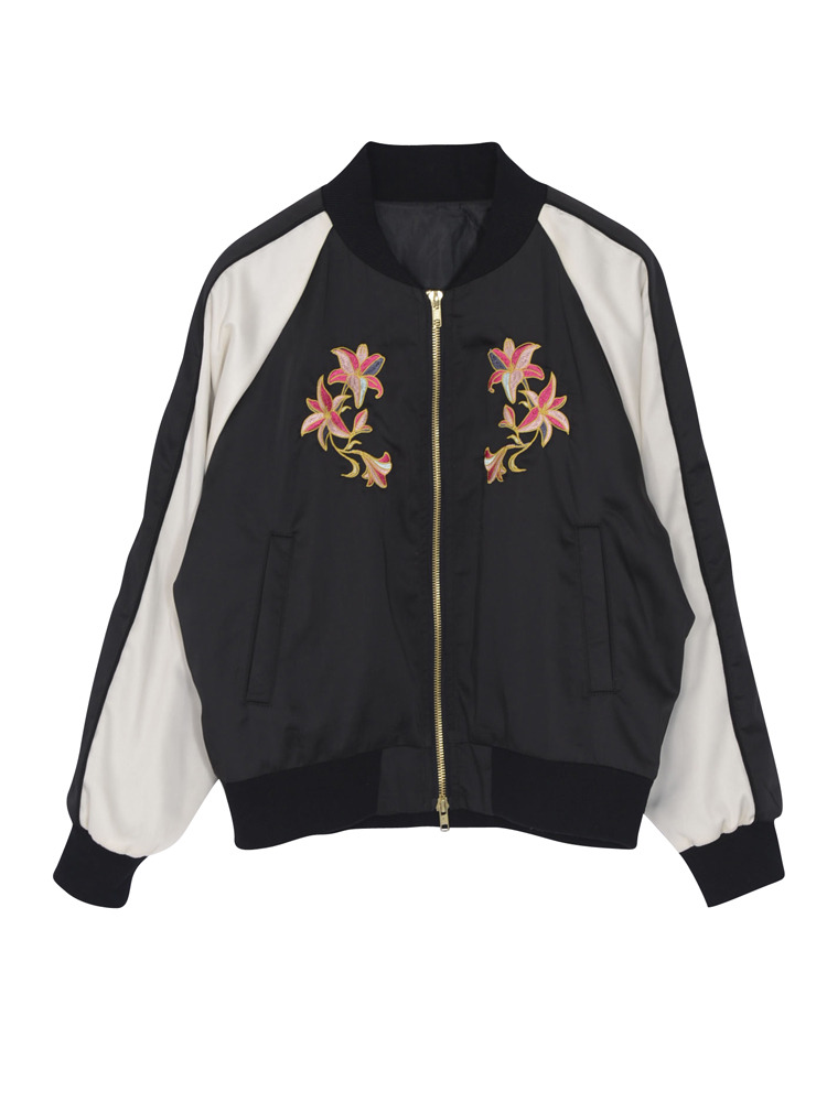 EVRIS FLOWER embroideryブルゾン