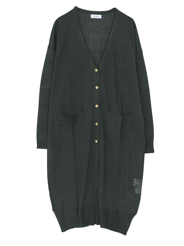 EVRIS ロングニットカーデ