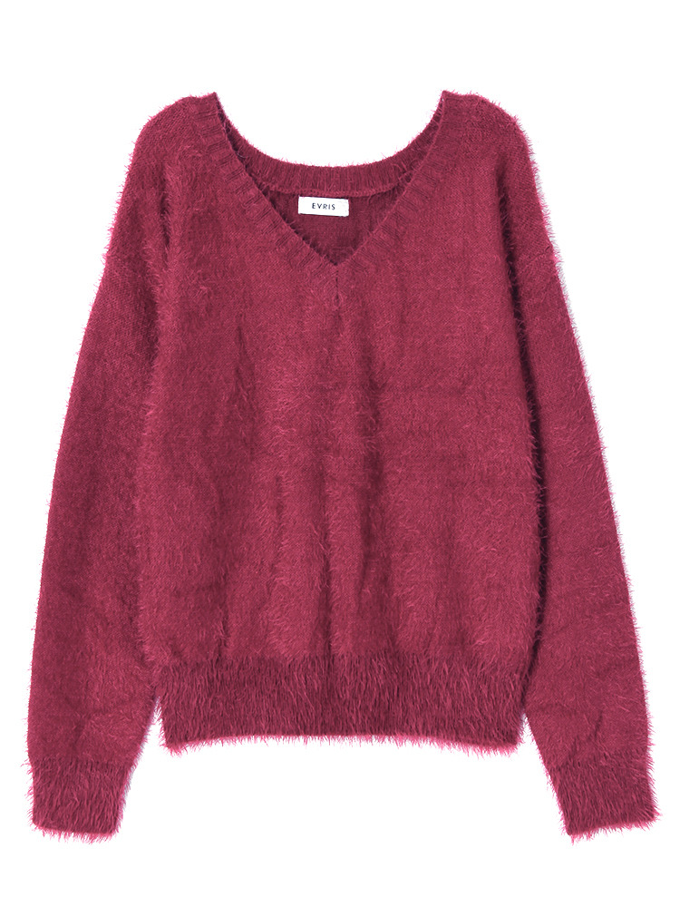 EVRIS シャギーニットプルオーバー
