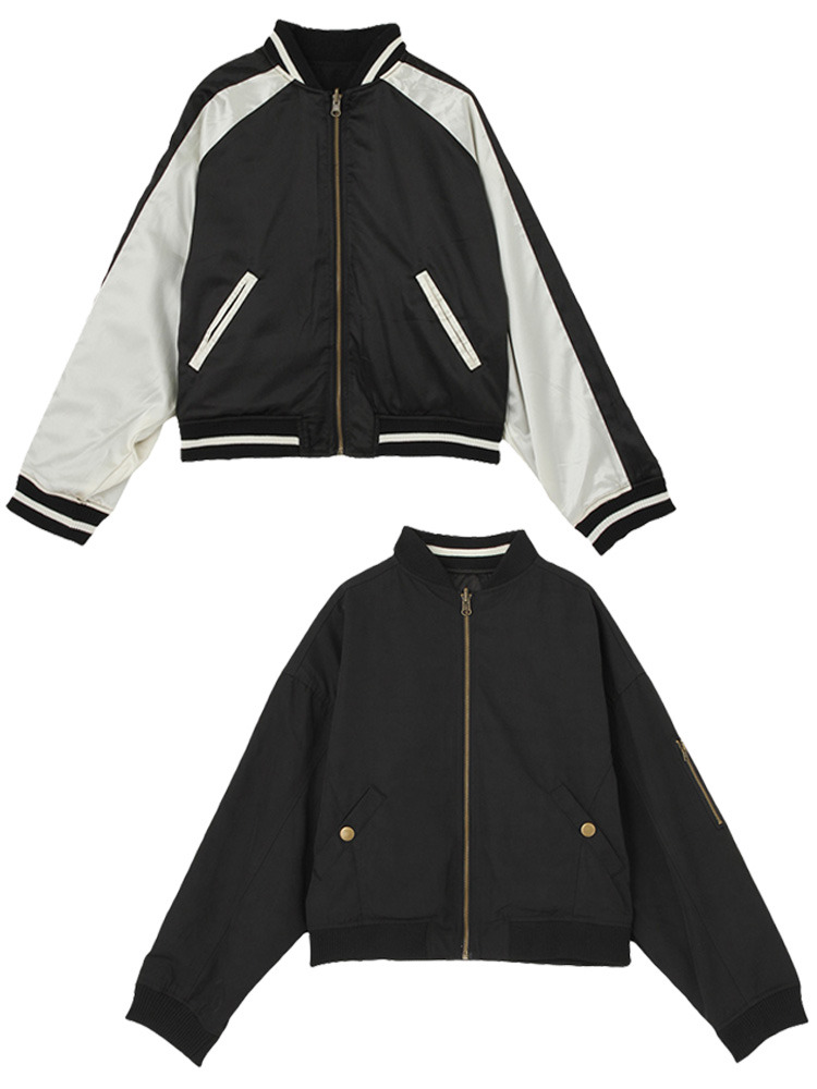 EVRIS リバーシブルブルゾン