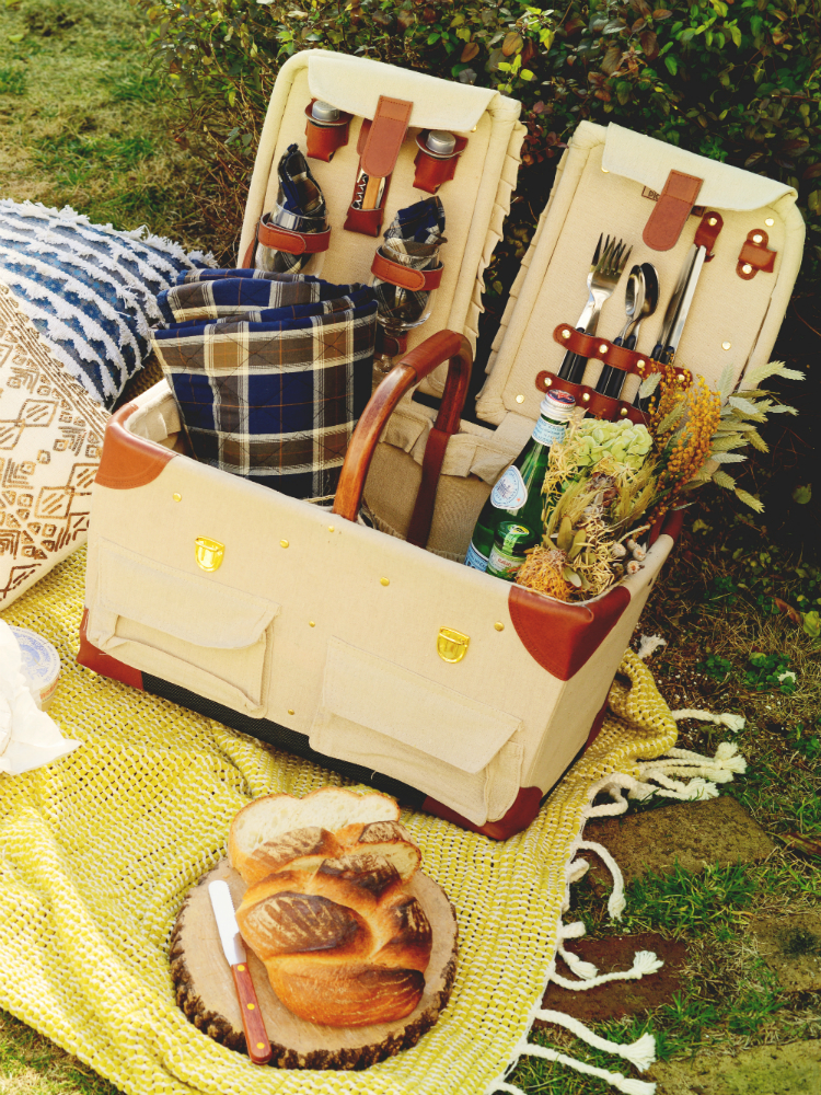【vintage】ピクニックバスケット