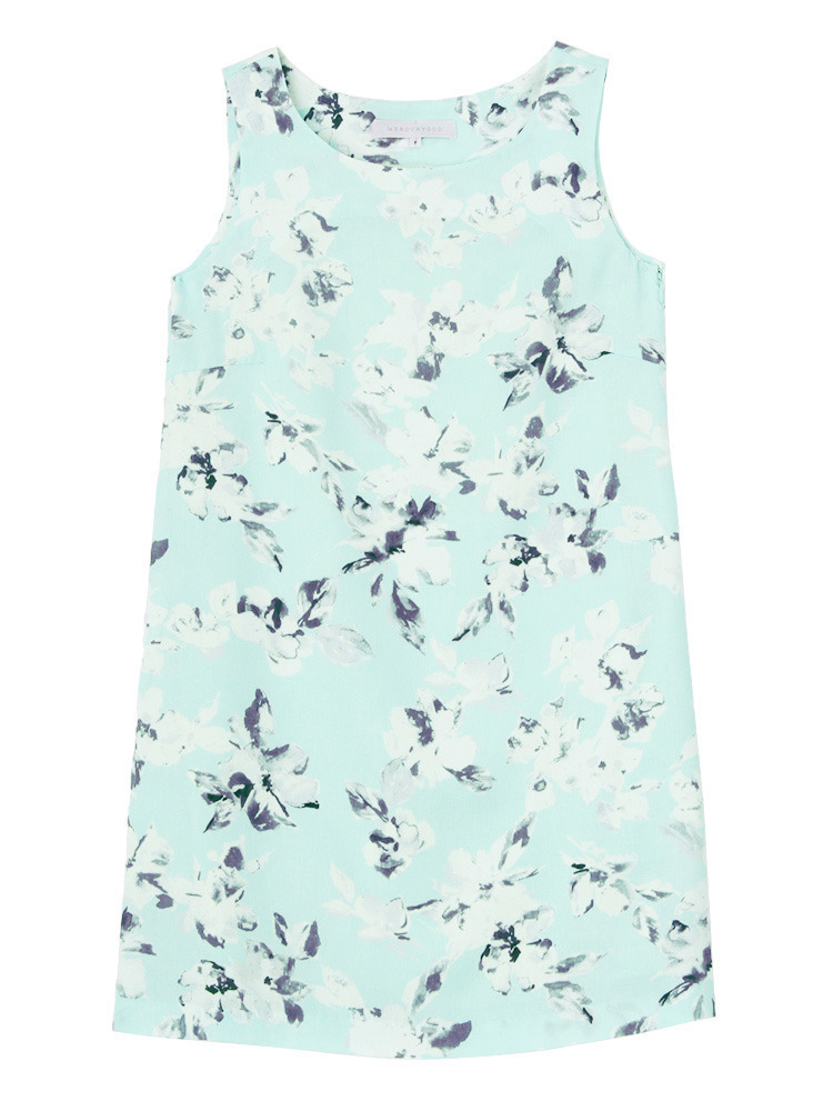 MERCURYDUO【DUO】 リゾートフラワータンクワンピース