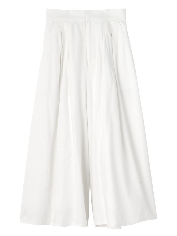 MERCURYDUO≪小嶋陽菜コラボ≫【DUO】 コットンフレアガウチョパンツ（オフ・ラベンダー）