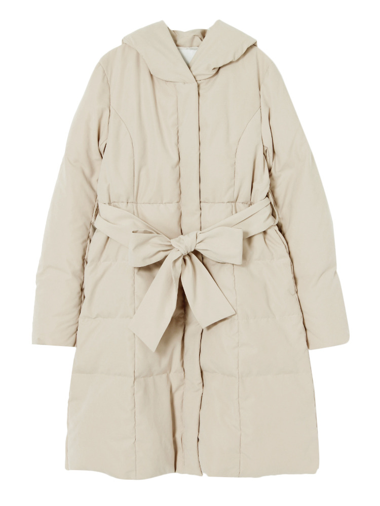 MERCURYDUO ピーチロングドレスダウンコート