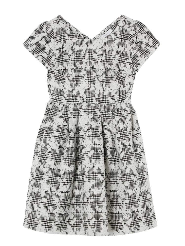 MERCURYDUO チェックフラワーF&F ワンピース