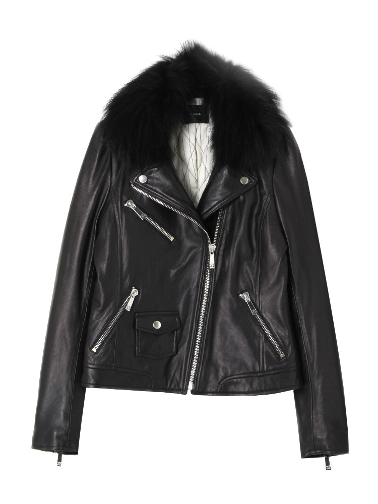 MURUA ファーカラーライダース