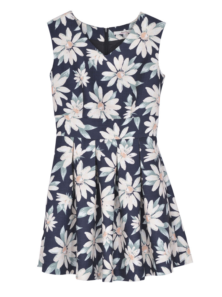 【dazzlin】マーガレットVネックワンピース