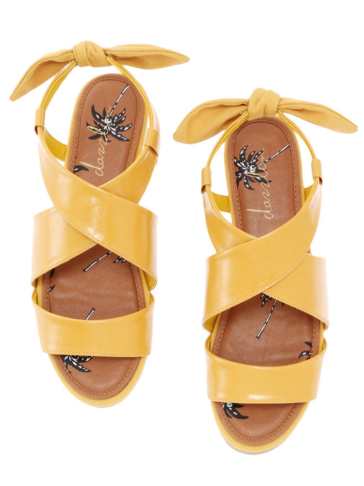 dazzlin【goods】バックリボンサンダル