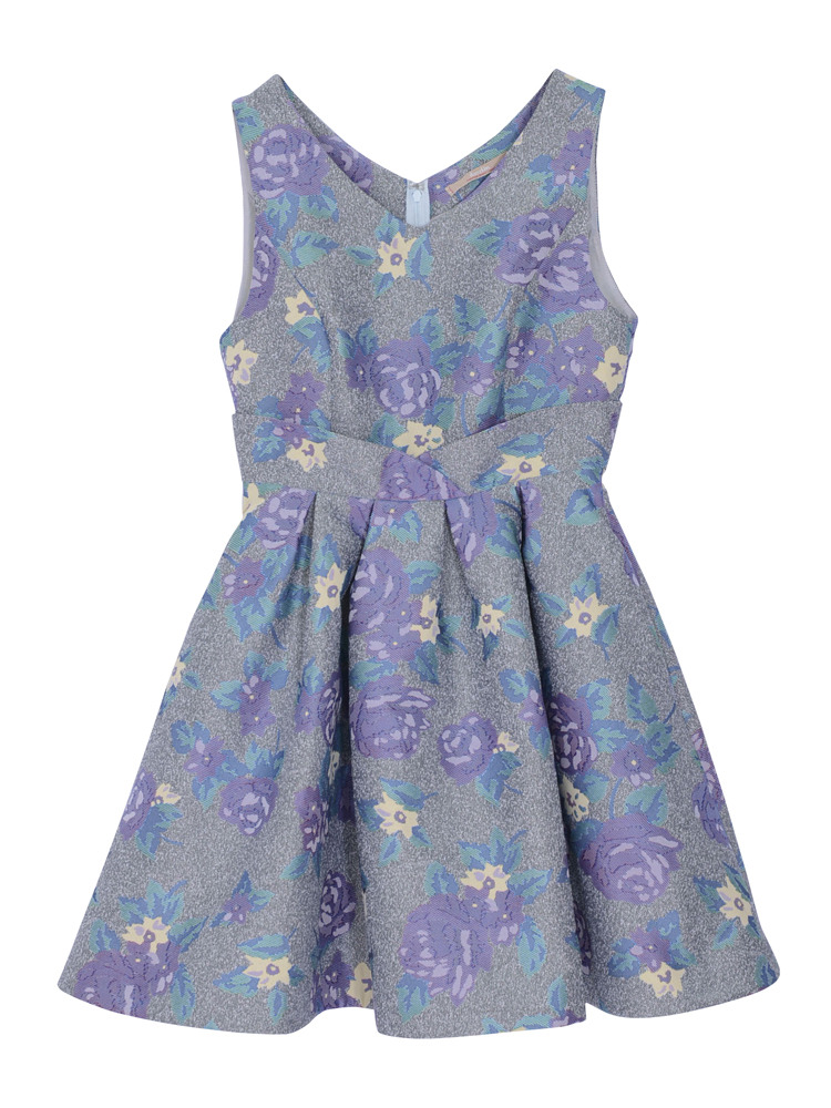 dazzlin花柄ジャカードタンクワンピース