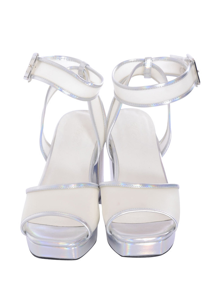 jouetie スクエアヒールサンダル