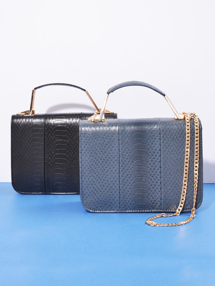 パイソン型押しショルダー付BAG/WEBストア限定色