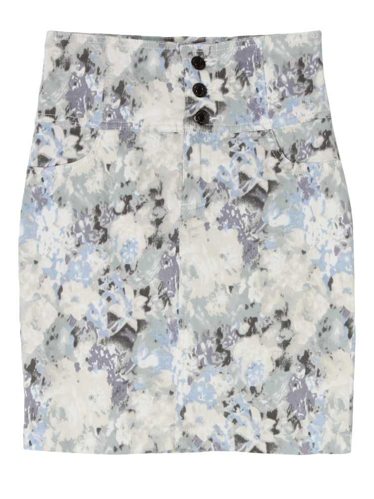 Chedel【DATE】フラワーハイウエスト Skirt