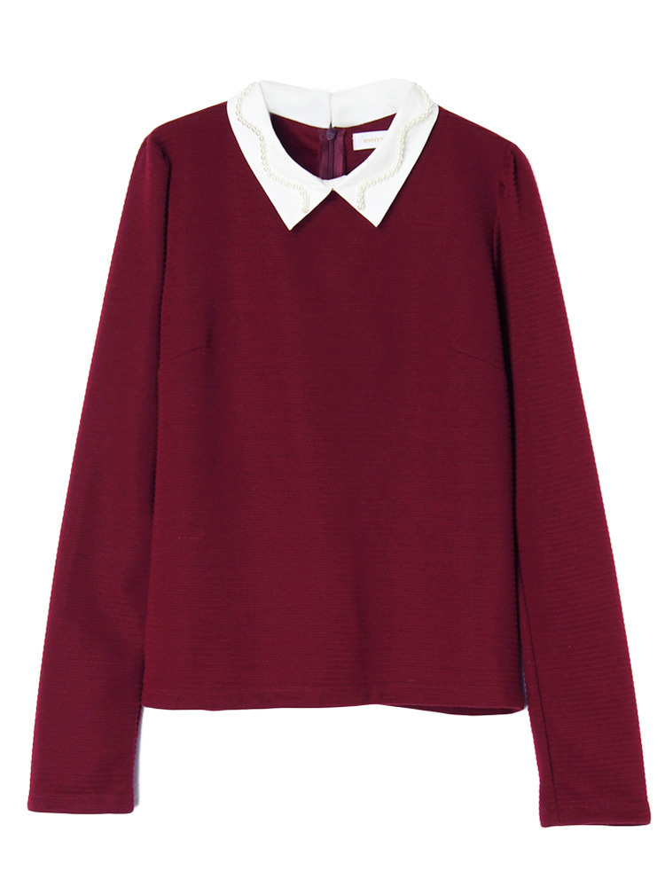 merry jenny パール付きブラウス